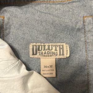 Duluth Trading Co men’s trim fit jeans. Size 36x32.